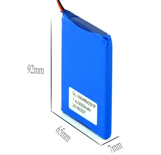 7.4V 3000mAh Rechargeable Lithium Polymer Battery Pack Lipo Battery with PCM