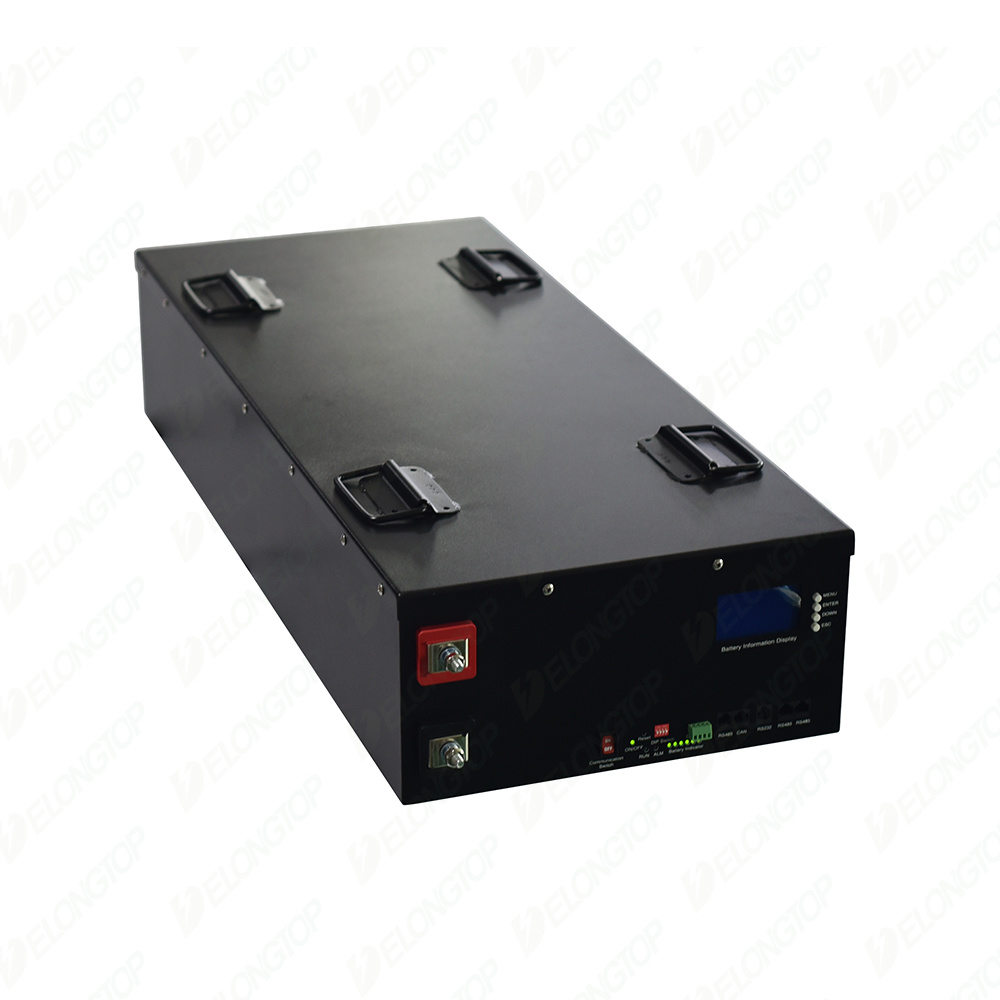Top Supplier 48V LiFePO4 Battery 48V 200ah Battery RS485 RS232 Option for Solar Storage System