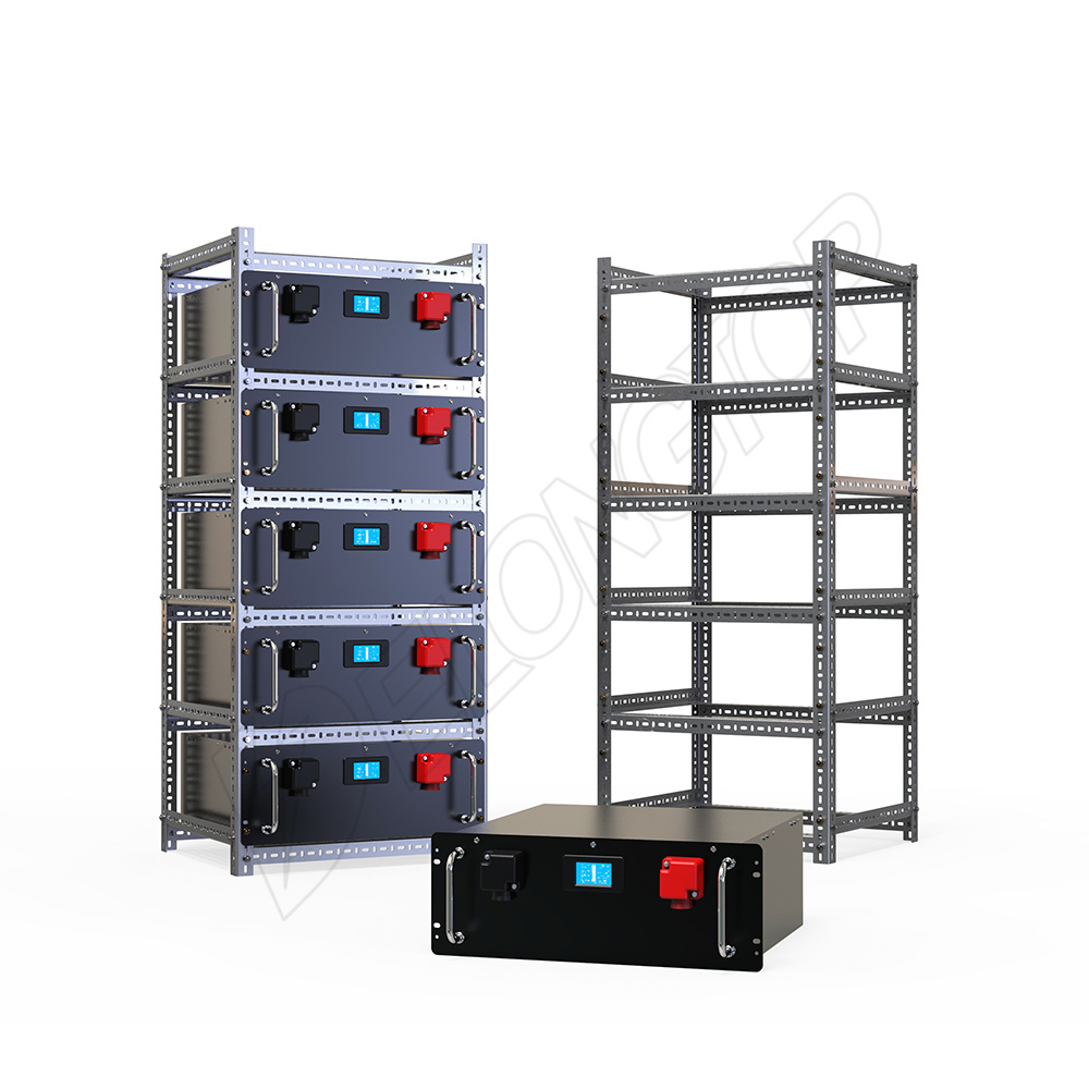 48V 100ah 200ah 4.8kw 9.6kw LiFePO4 Lithium Ion Battery for Home PV Solar Energy Storage System Telecom Tower with Communication