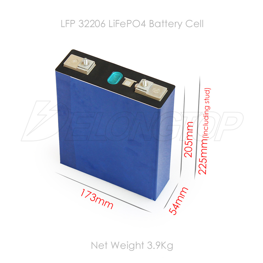 Deep Cycle Lithium Ion Battery 3.2V 200ah Solar Batteries Prismatic LiFePO4 Cell