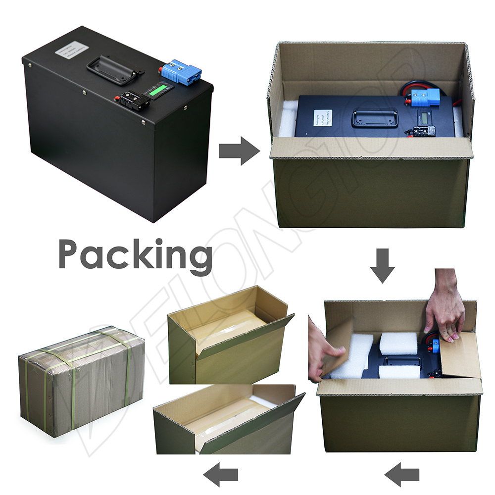 LiFePO4 12V 100 AMPS Rechargeable Solar Lithium Battery Pack