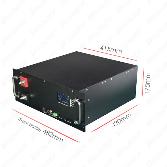 5.12kw 51.2V 100ah 48V RS485 BMS LiFePO4 Lithium Battery for Solar Energy Storage System