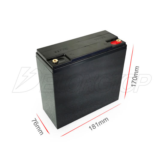 China Solar System12V 10ah 18ah 20ah 25ah 40ah 50ah 75ah 100ah LiFePO4 Storage Battery