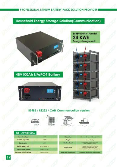 48V 100ah LiFePO4 Battery Pack