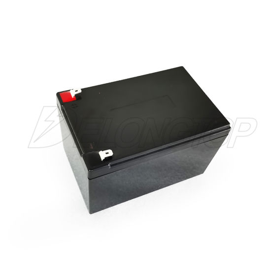 12V 12ah LiFePO4 Lithium Rechargeable Battery with F2 Terminals ABS Case