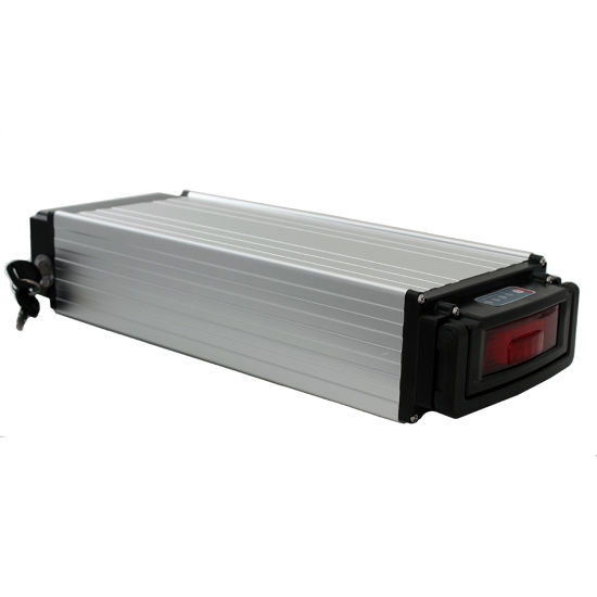 Hot Selling Rear Rack Type E-Bike Battery Pack with Red Light