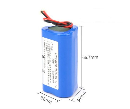 12V Battery Pack 18650 Rechargeable Lithium Ion Battery Pack 2200mAh