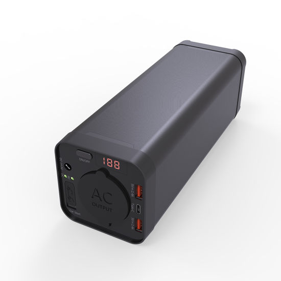 Portable Output 40000mAh 150wh AC 100V -240V Pd Power Bank Supply Laptop