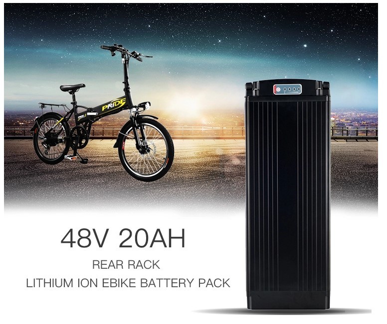48V 20ah Lithium LiFePO4 Rechargeable Battery for E-Bike