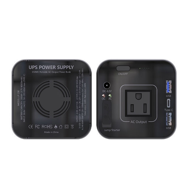 150wh Lithium Battery AC Plug with USA Adapter