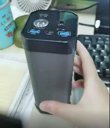 Dual USB Output with Type C DC AC Power Bank 20000mAh
