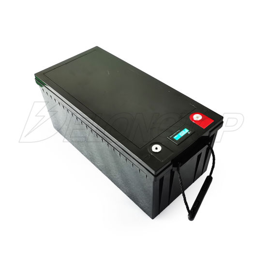 Lithium LiFePO4 12V 200ah Rechargeable Deep Cycle Battery with Home Charger BMS Solar RV