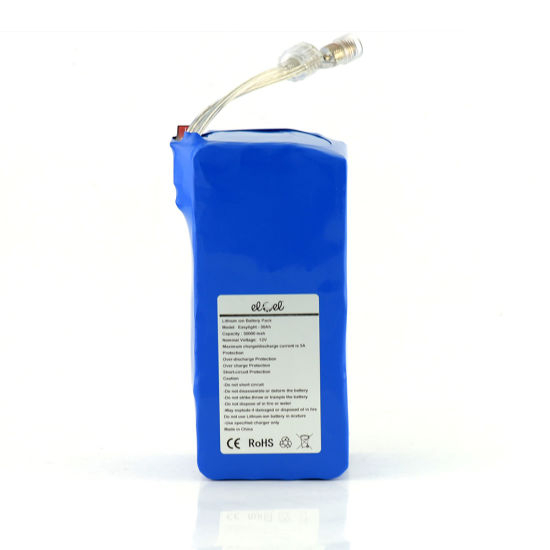 3s12p Rechargeable 18650 12V Lithium Ion Battery Pack