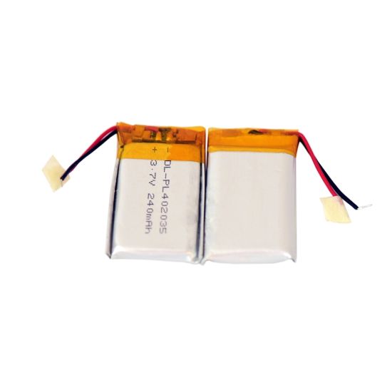 Rechargeable 3.7V 240mAh Lithium Polymer Battery Lipo Battery Cell 402035