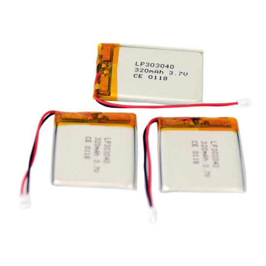 303040 3.7V 320mAh Rechargeable Lipo Battery Li-ion Cell for Electronic Products