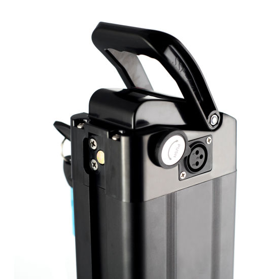 Small Silver Fish Type Electric Bike Li-ion Battery Pack 24V