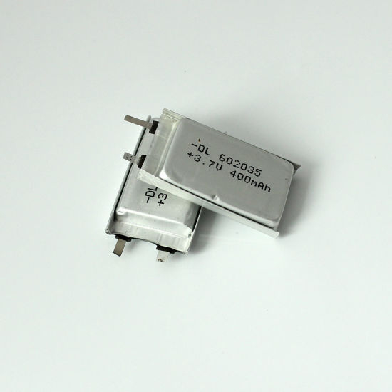 602035 3.7V 400mAh Rechargeable Li-Polymer Battery for Digital Device