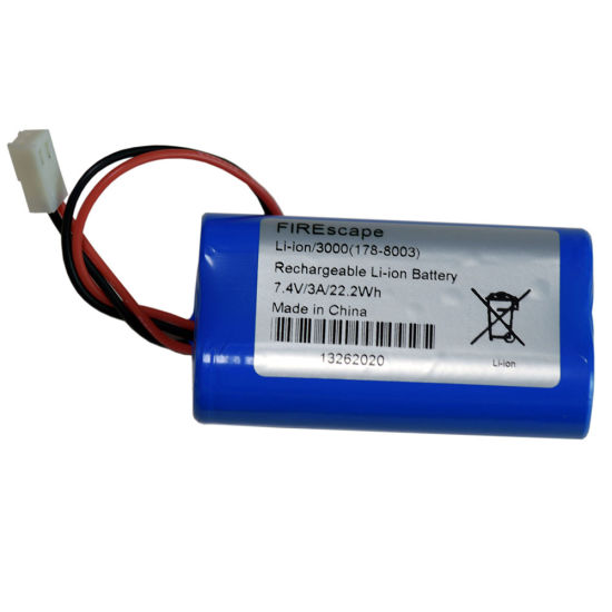 Street Light Lithium Li Ion Battery 2s1p 7.4V 3000mAh