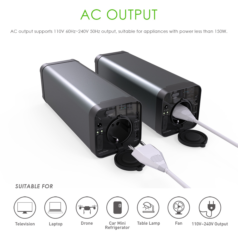 Multi-Function Power Bank with LCD Display, USB Port, Type-C QC3.0 Input & Output Port 40000mAh China Factory OEM Manufacturer