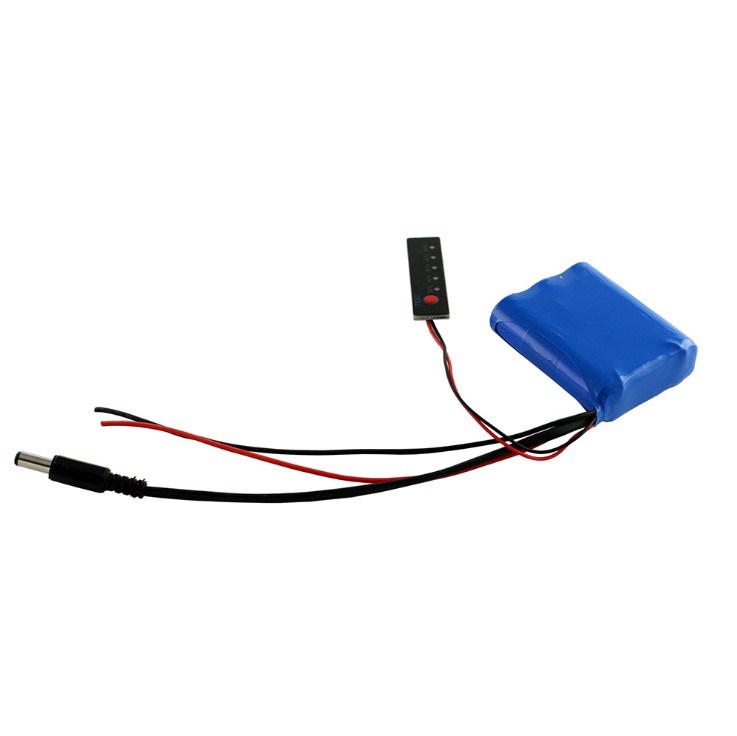 11V Icr18650 Lithium Ion Rechargeable 2600mAh Li-ion Battery Pack for Emergency Lamps