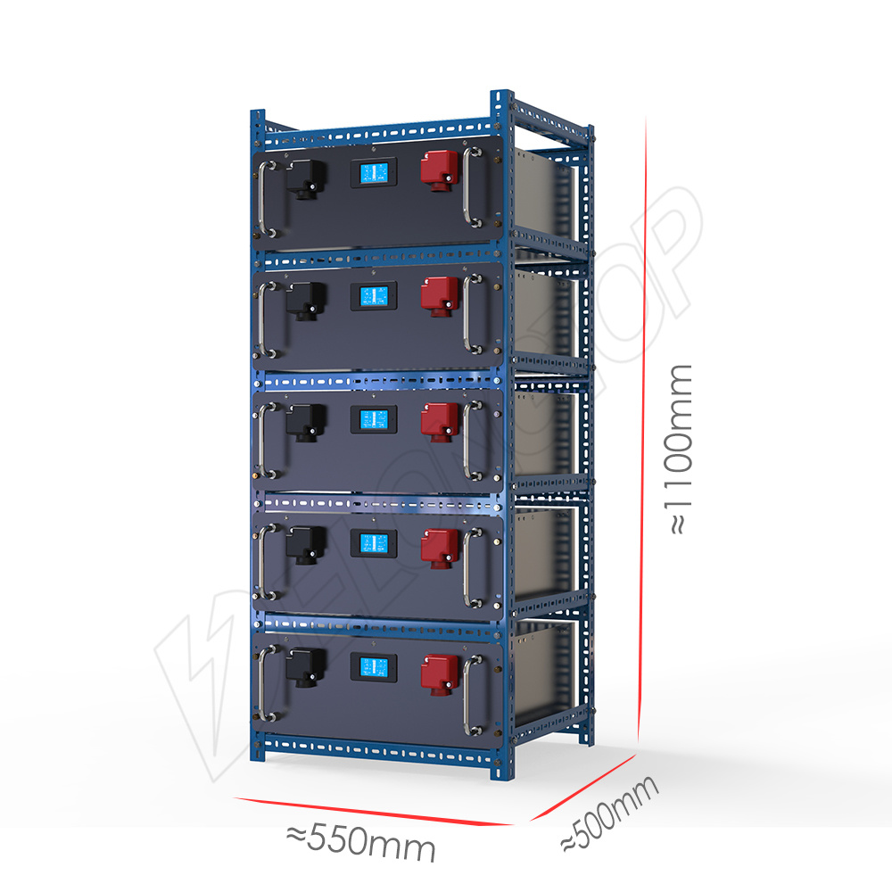48V 100ah 200ah 4.8kw 9.6kw LiFePO4 Lithium Ion Battery for Home PV Solar Energy Storage System Telecom Tower with Communication