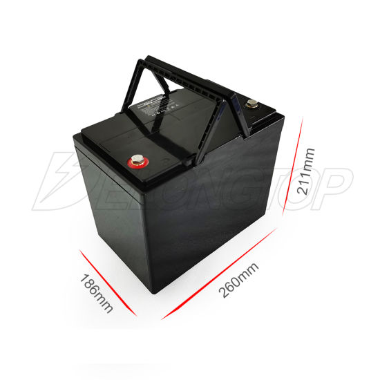 Ce MSDS Approved Deep Cycle Lithium LiFePO4 12V 75ah Marine Wheelchair Battery