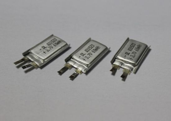 3mm Thickness 3.7V Li-Polymer Battery Cell for Bluetooth