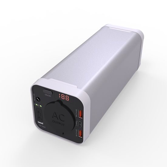 High Capacity Power Banks 40000mAh Portable AC Output 5V to 25V Mobile Charger Power Bank