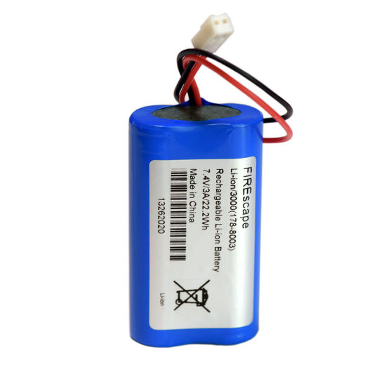 Street Light Lithium Li Ion Battery 2s1p 7.4V 3000mAh