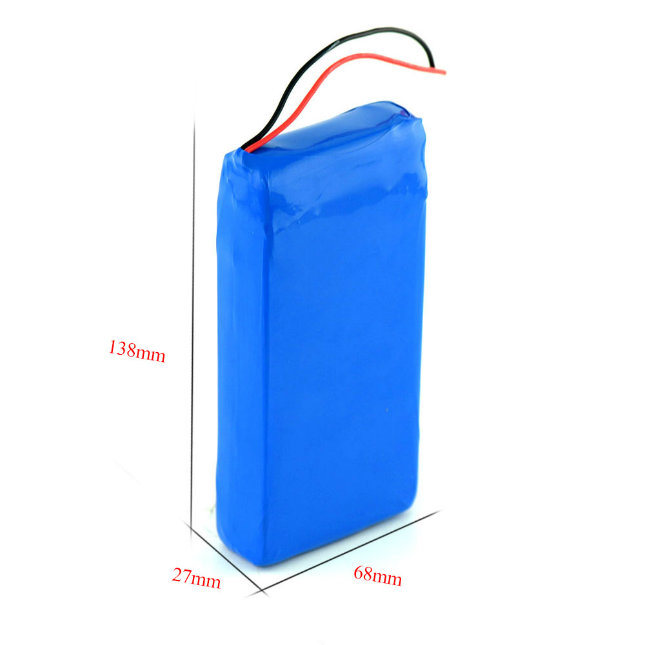 Rechargeable Lipo 2s1p Lithium Li Ion Polymer Battery Pack 7.4V 10ah