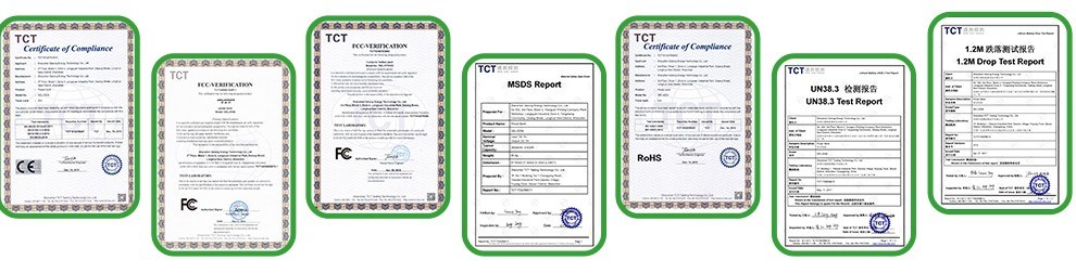 FCC Lithium Ion Battery Pack with Ce and RoHS