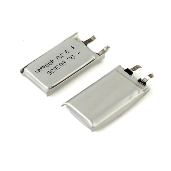 Lithium Ion Polymer Battery 602035 3.7V 400mAh Rechargeable for Bluetooth