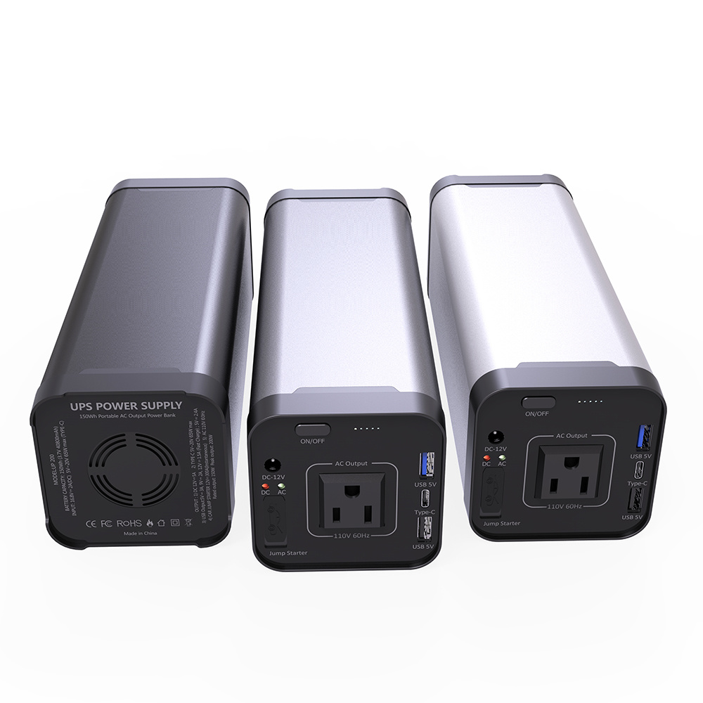 Pd Portable Power Banks Lithium Battery 220V 150W Mobile Power Supply with AC Outlet Au Plug