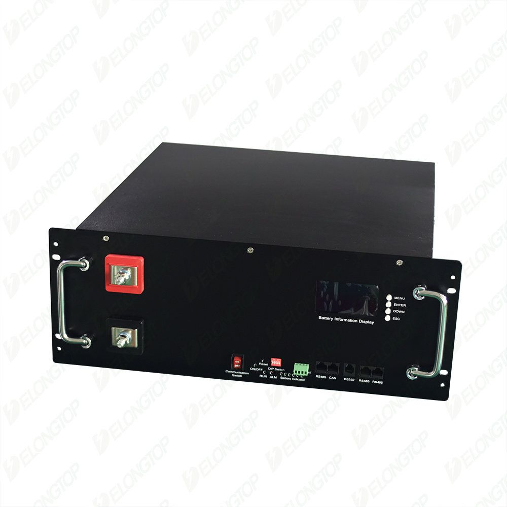 48V 100ah Lithium Ion LiFePO4 Telecom UPS Solar Energy Storage 48V 100ah Battery Pack