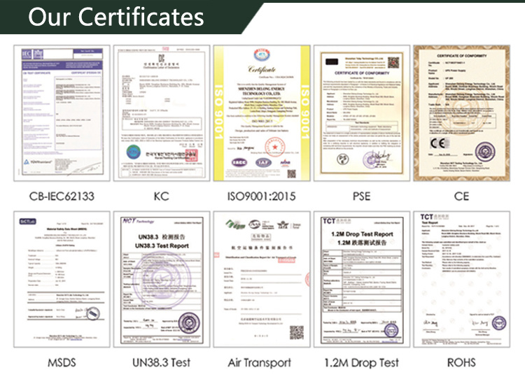 Ce MSDS Approved Deep Cycle Lithium LiFePO4 12V 10ah Deep Cycle Battery