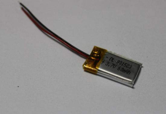 3mm Thickness 3.7V Li-Polymer Battery Cell for Bluetooth