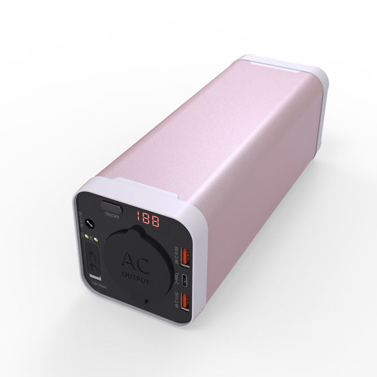 High Capacity Power Banks 40000mAh Portable AC Output 5V to 25V Mobile Charger Power Bank
