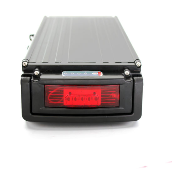 Rechargeable Lithium Ion Electric Bicycle Battery with Emergency Light