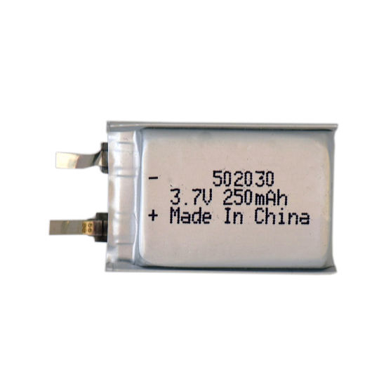 3.7V 250mAh Li Polymer Battery 502030 for Digital Device