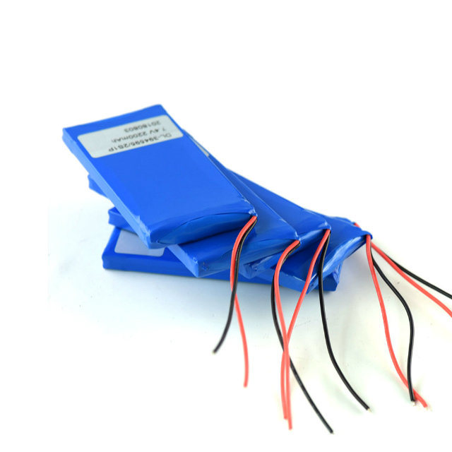 7.4V Ultra Thin Lipo Battery Pack for Electronics Products