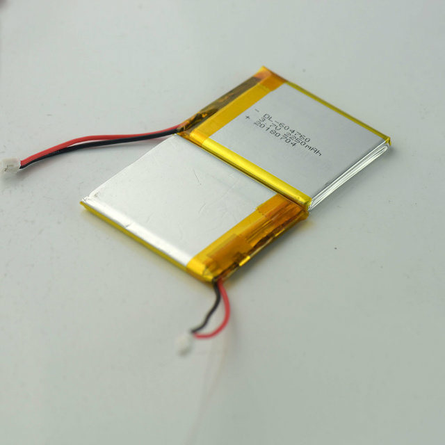 3.7V 2300mAh Lithium Polymer Battery with PCM and Jst Connector
