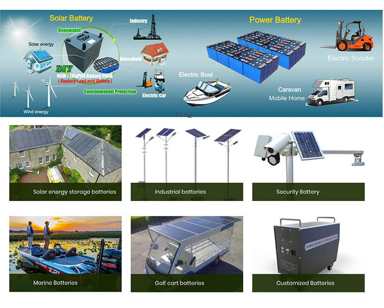 Factory Wholesale RV Camper 12V200ah Deep Cycle Solar Storage Battery 12V 200ah