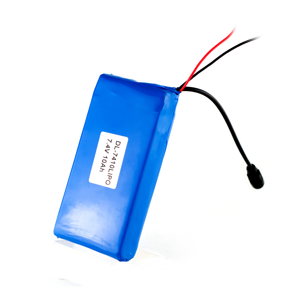 Rechargeable 7.4V 10000mAh Lithium Polymer Battery Pack