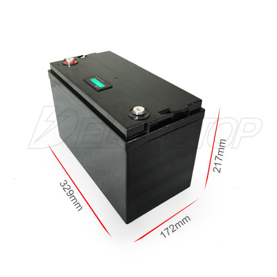 Custom Lithium Iron Phosphate LiFePO4 12V 24V 36V 48V 100ah 120ah 150ah 200ah 250ah Battery Pack with BMS