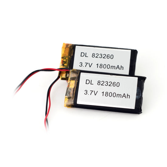 Lipo 3.7V 823260 1800mAh Rechargeable Lithium Ion Polymer Battery for GPS Tracker
