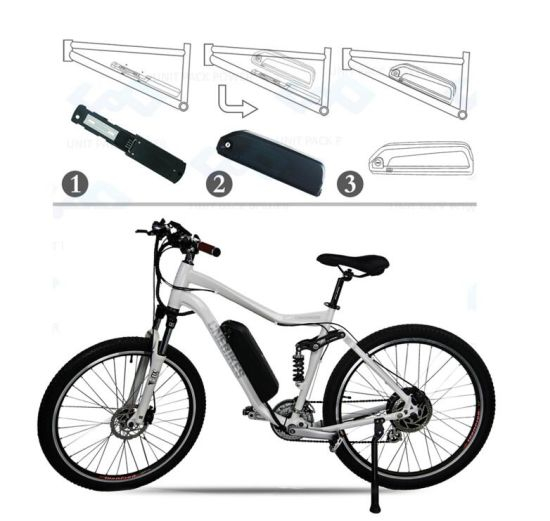 48 Volt Ebike Battery 48V 15ah Electric Bike Battery for 750W Bike