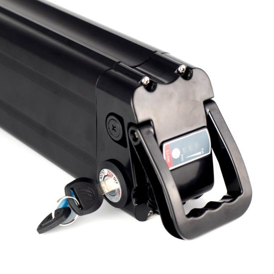Small Silver Fish Type Electric Bike Li-ion Battery Pack 24V