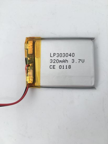 3.7V Li Polymer Battery for Digital Devices 303040