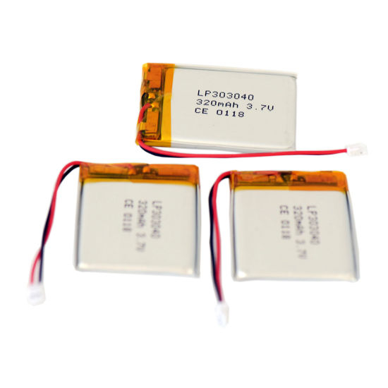 Rechargeable 303040 3.7V 320mAh Lipo Battery