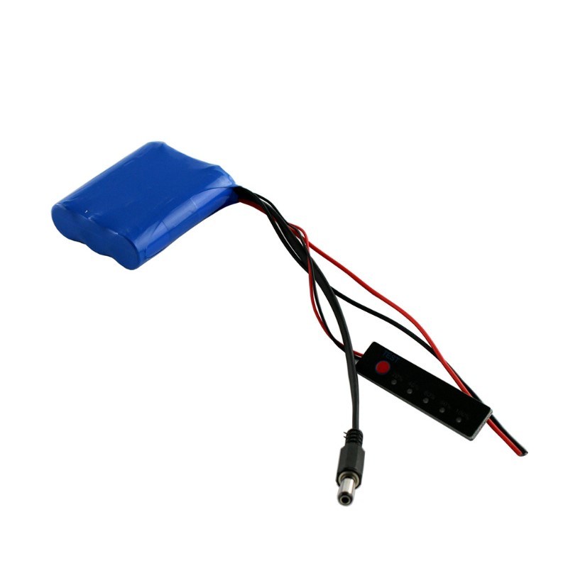 11V Icr18650 Lithium Ion Rechargeable 2600mAh Li-ion Battery Pack for Emergency Lamps